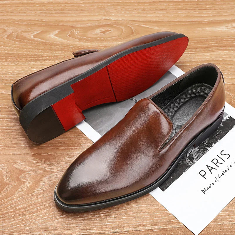 Mocassins en Cuir Véritable Noctis