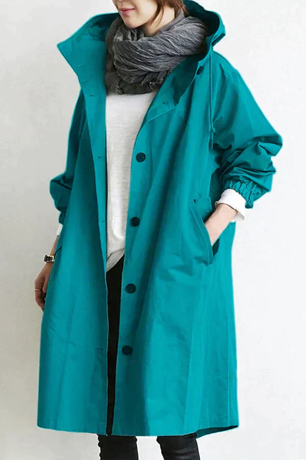 DORO | Manteau trench oversize avec capuche