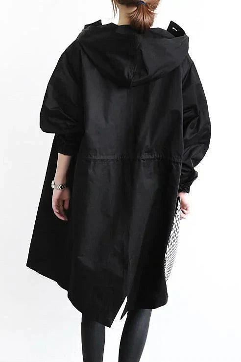 DORO | Manteau trench oversize avec capuche