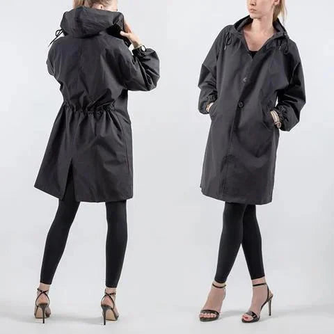 DORO | Manteau trench oversize avec capuche