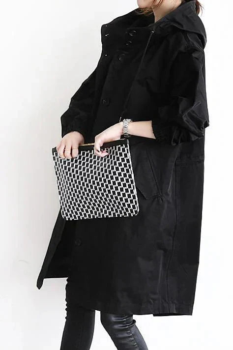 DORO | Manteau trench oversize avec capuche