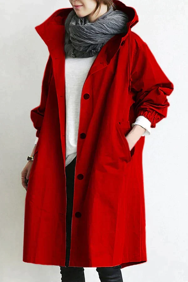 DORO | Manteau trench oversize avec capuche