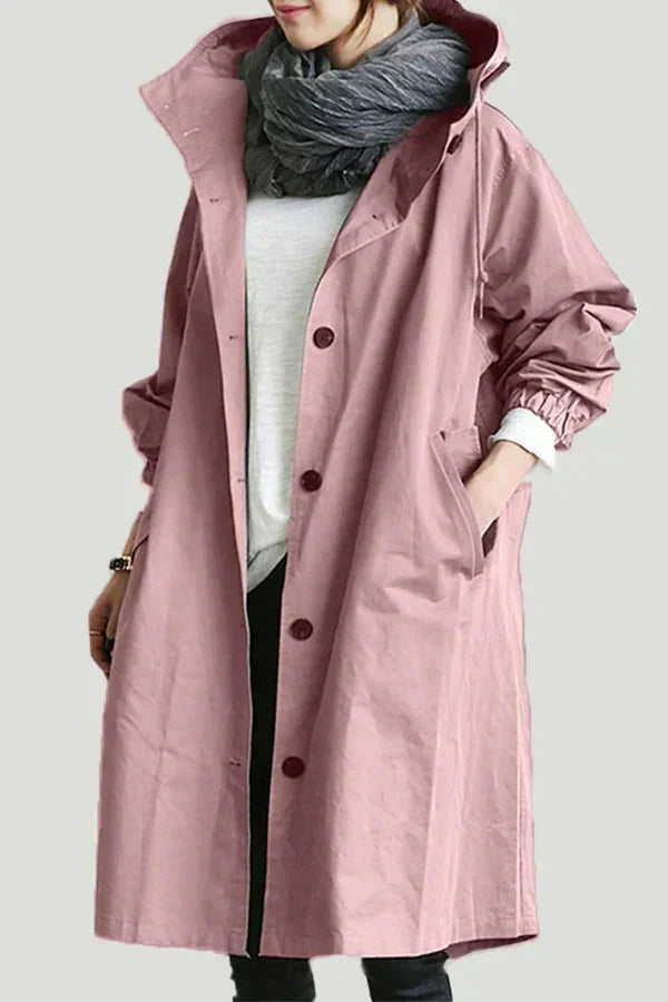 DORO | Manteau trench oversize avec capuche