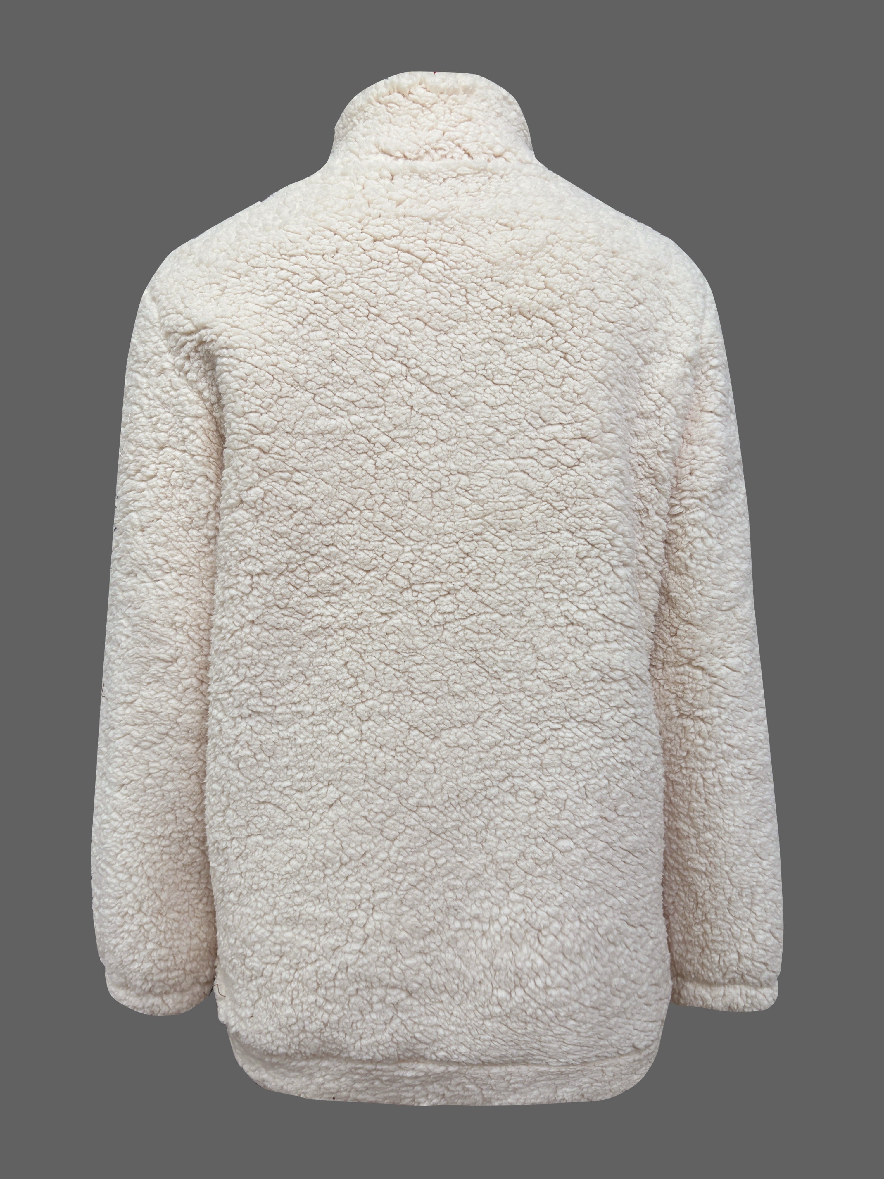 NOREEN | Pull Teddy avec Fermeture Éclair