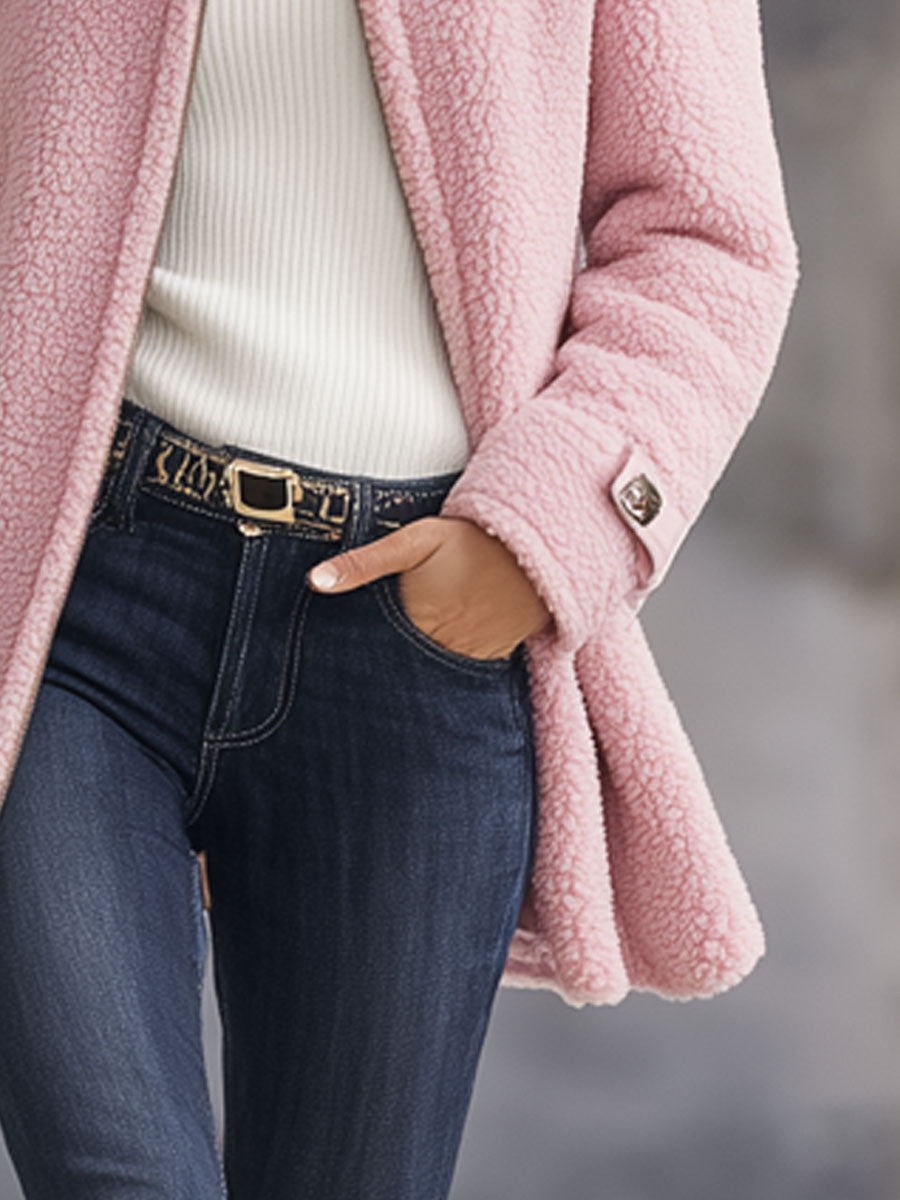 Charlotte – Veste zippée en polaire vintage