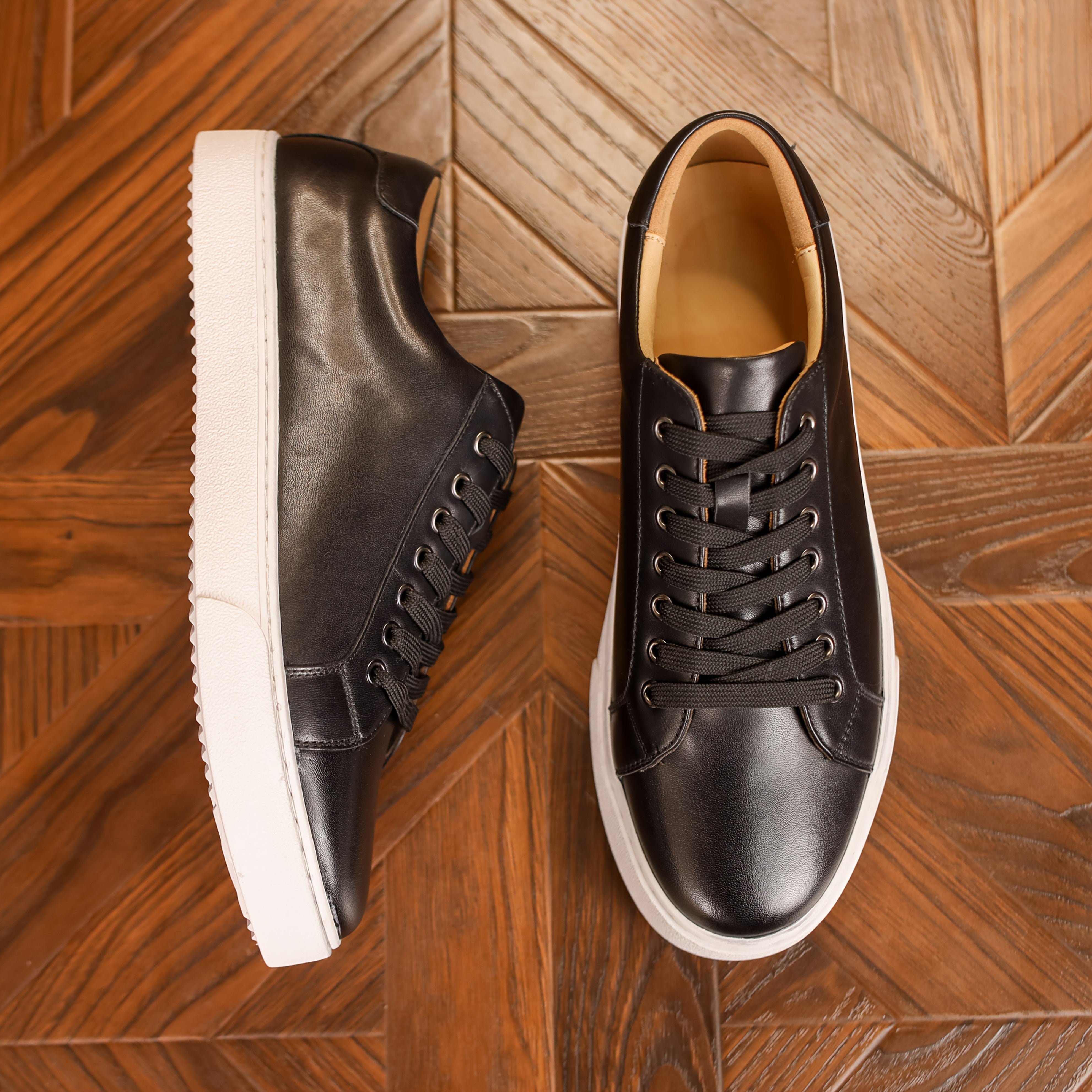 Chaussures Basses en Cuir pour Hommes