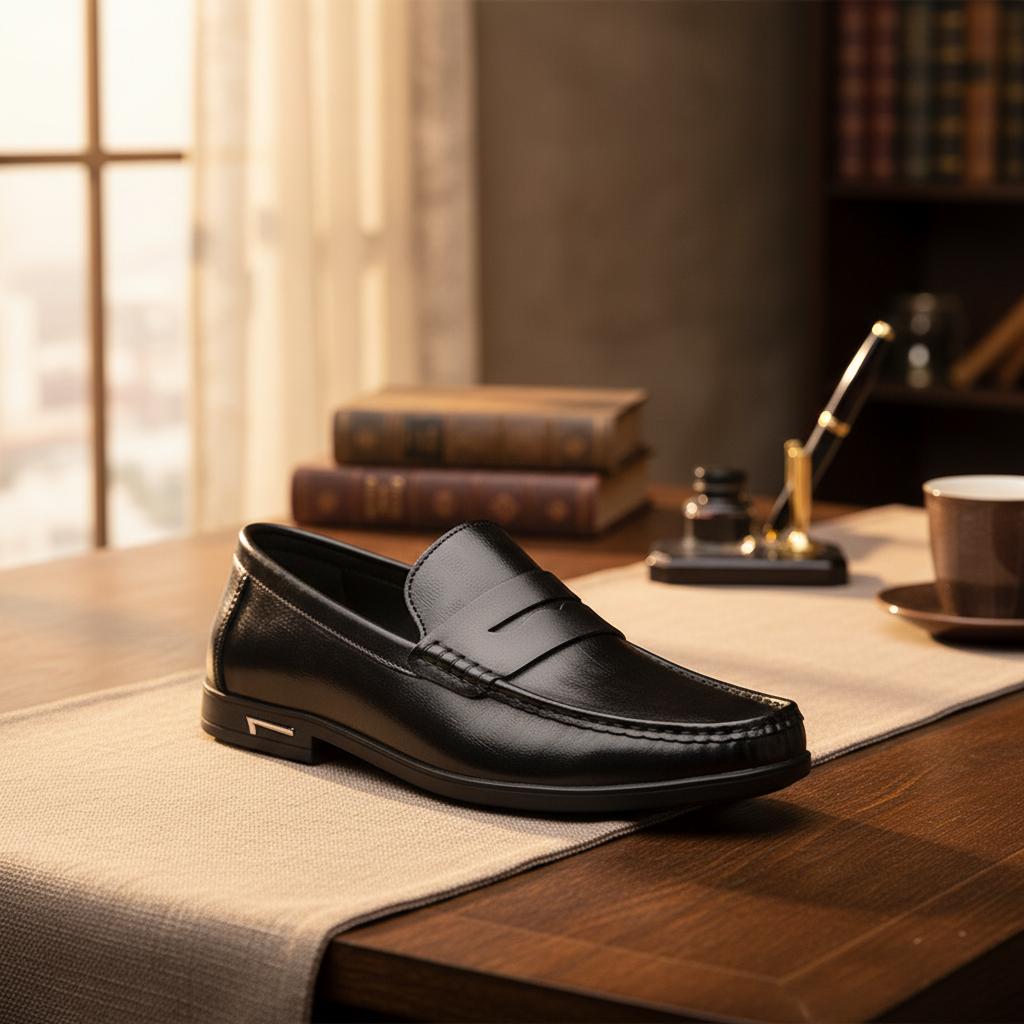Chaussures en Cuir Véritable pour Hommes – Conçues pour le Confort et la Durabilité