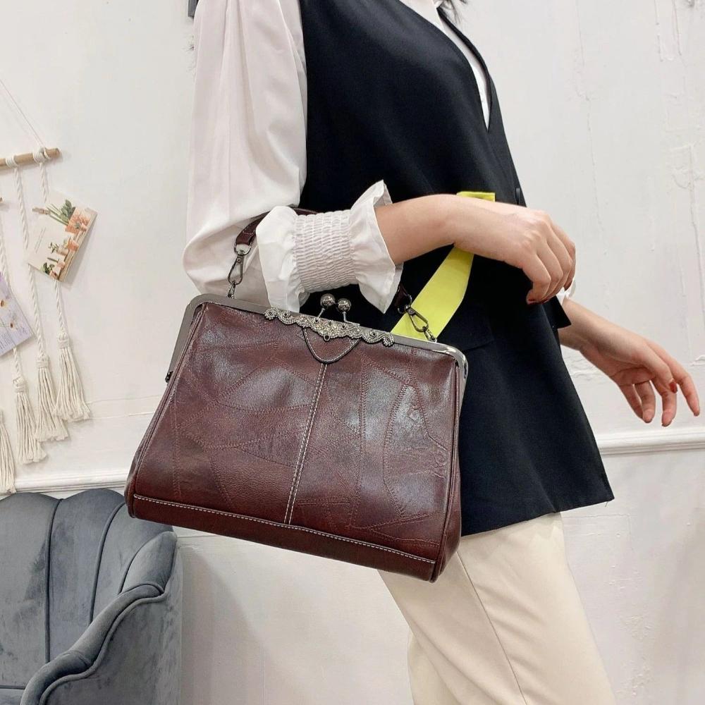 Sac à main vintage à fermeture à baisers
