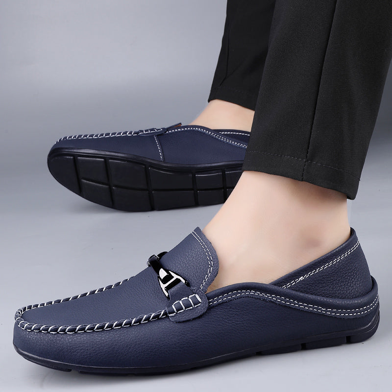 Mocassins en cuir véritable Menver