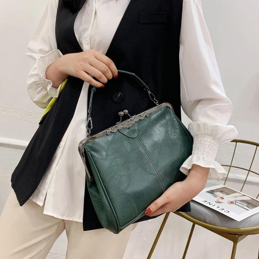 Sac à main vintage à fermeture à baisers