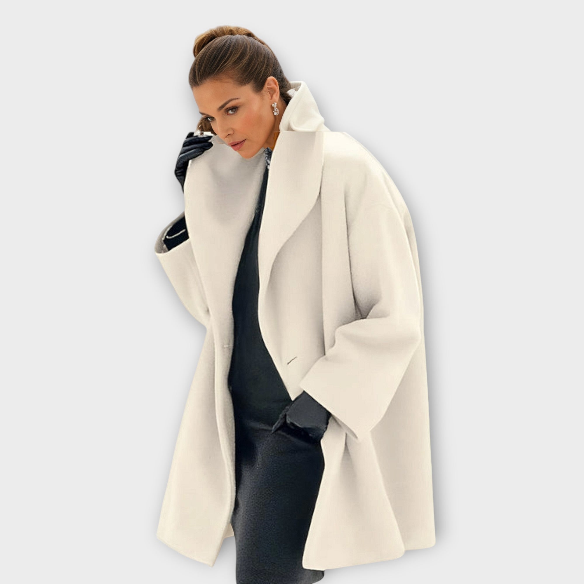 ÉLÉGANT MANTEAU DRAPÉ