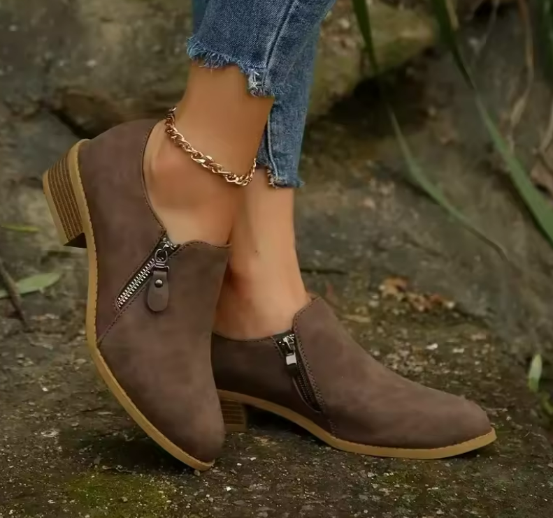 Bronte | Bottines Orthopédiques à Fermeture Éclair™