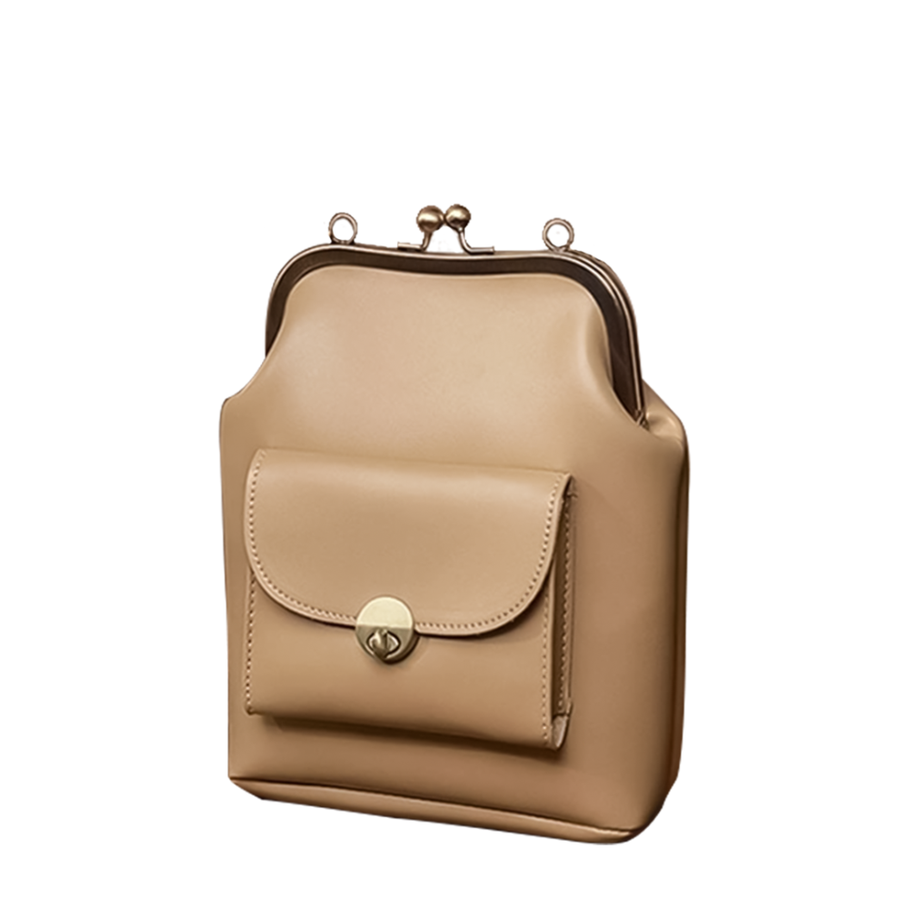 Sac Vintage à Fermeture à Clip - Essentiel Rétro Chic
