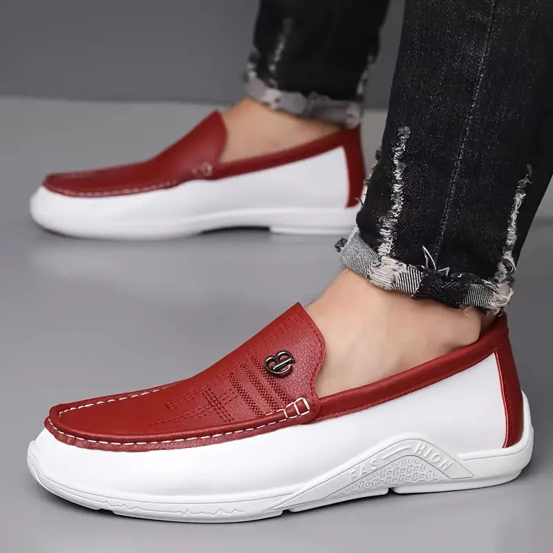 Mocassins en cuir Luc avec une finition de haute qualité