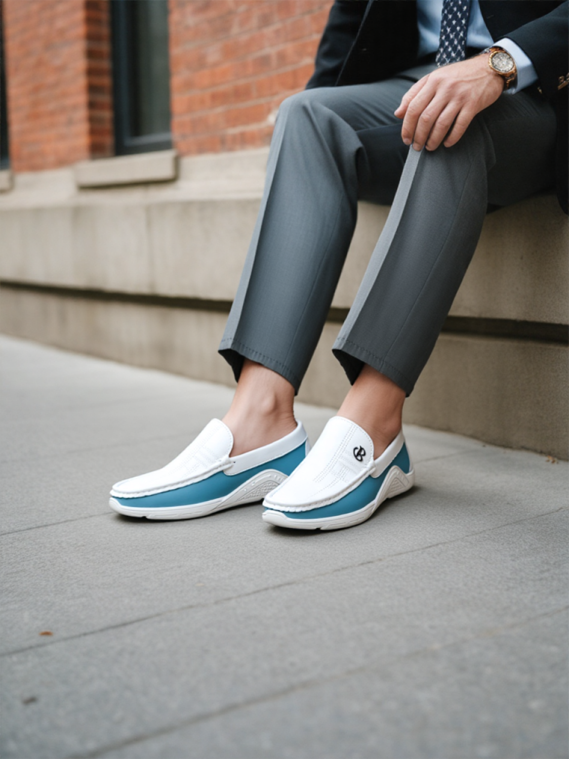 Mocassins en cuir Luc avec une finition de haute qualité