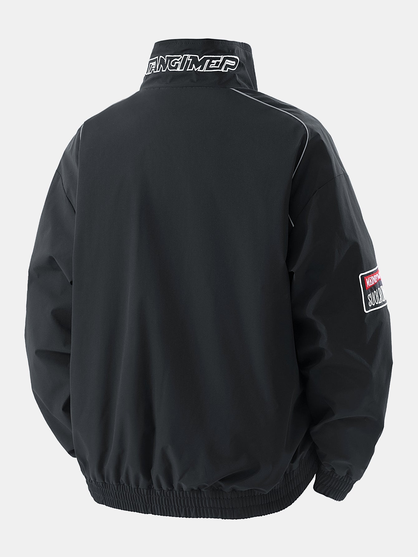 Veste de Course Brodée Coupe Décontractée