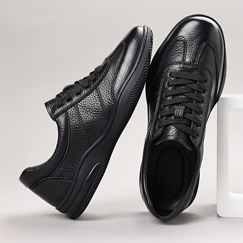 Baskets Basses en Cuir pour Hommes - Légères et Rétro pour Usage Extérieur & Casual