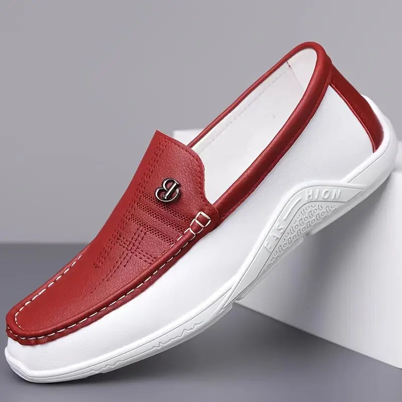 Mocassins en cuir Luc avec une finition de haute qualité