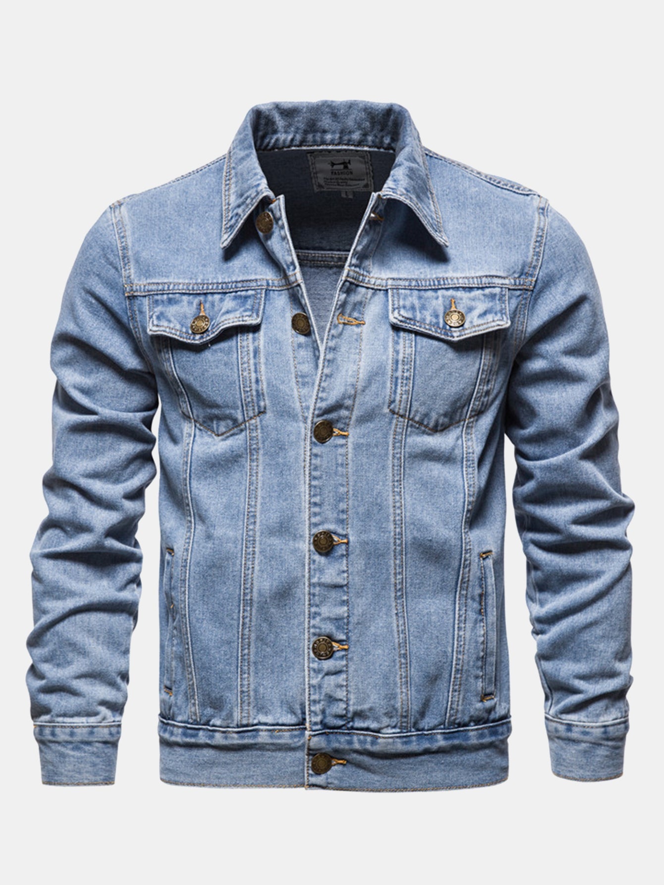 Veste en denim lavée