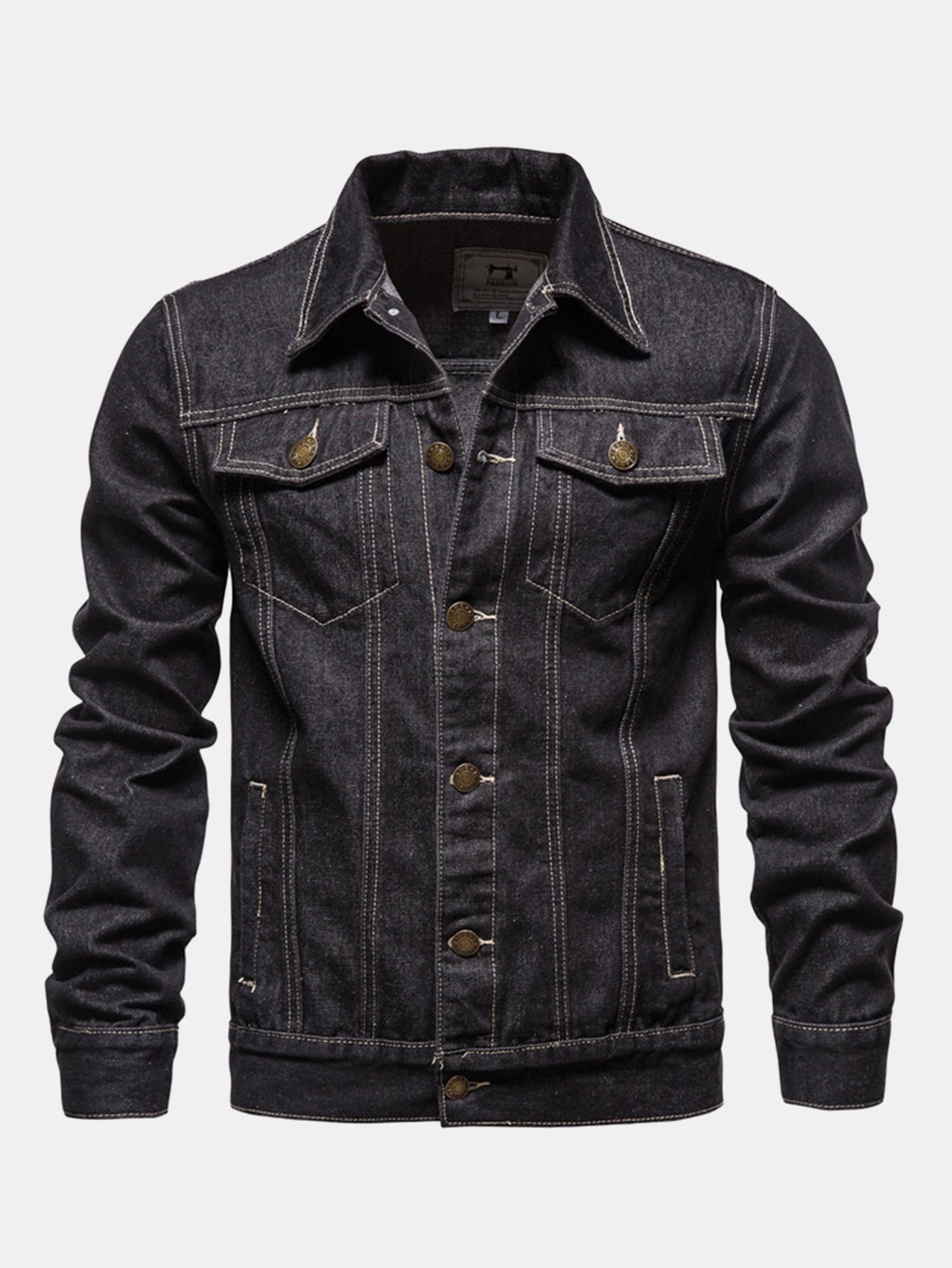 Veste en denim lavée