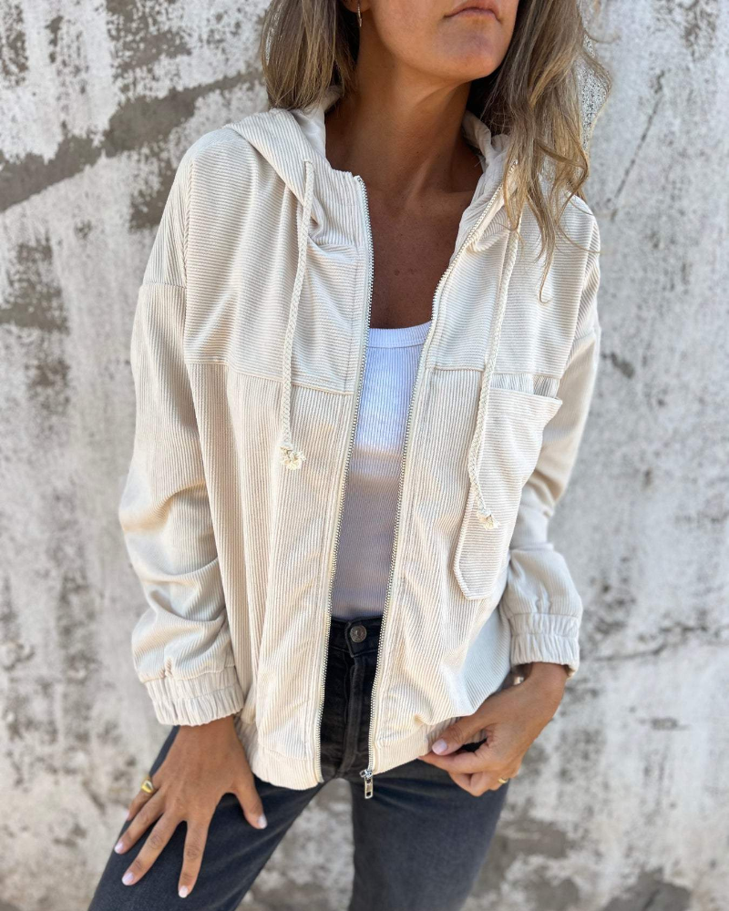 ELLA | Veste à capuche zippée