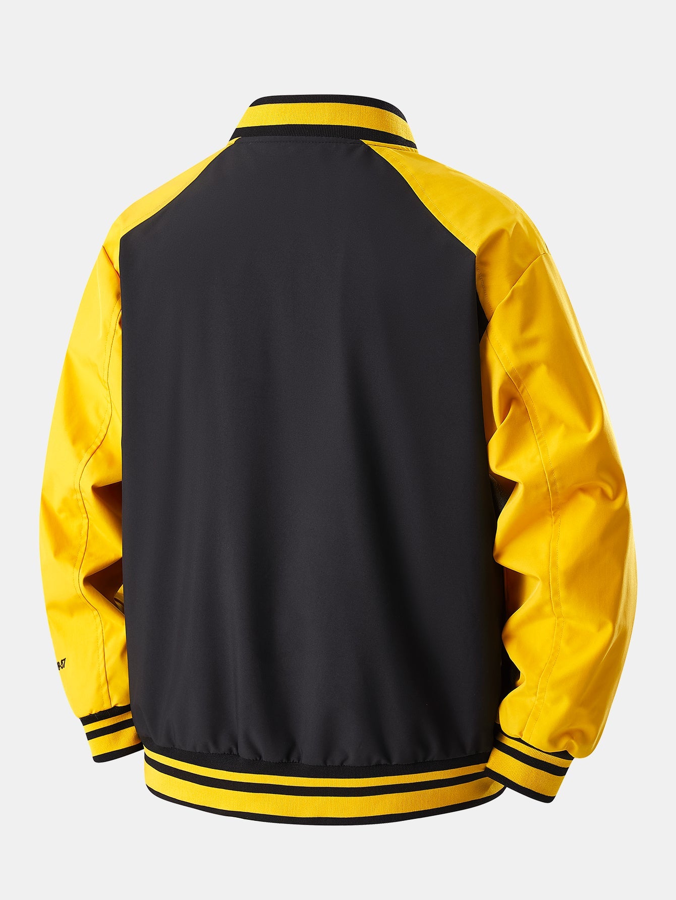 Veste de Baseball à Broderie Contrastée Coupe Relaxed