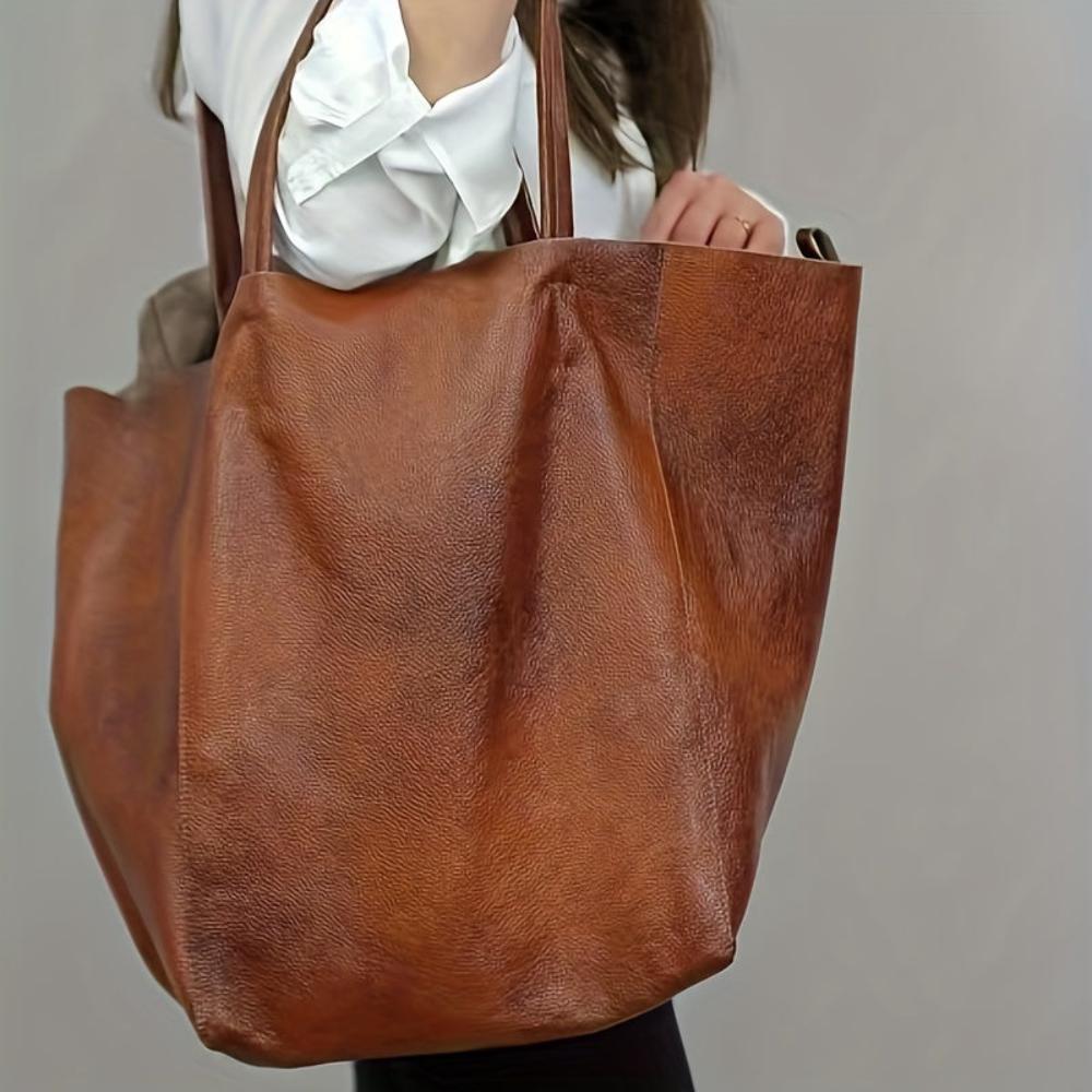 Douceur Rétro de Renee | Sac Tote Grande Capacité