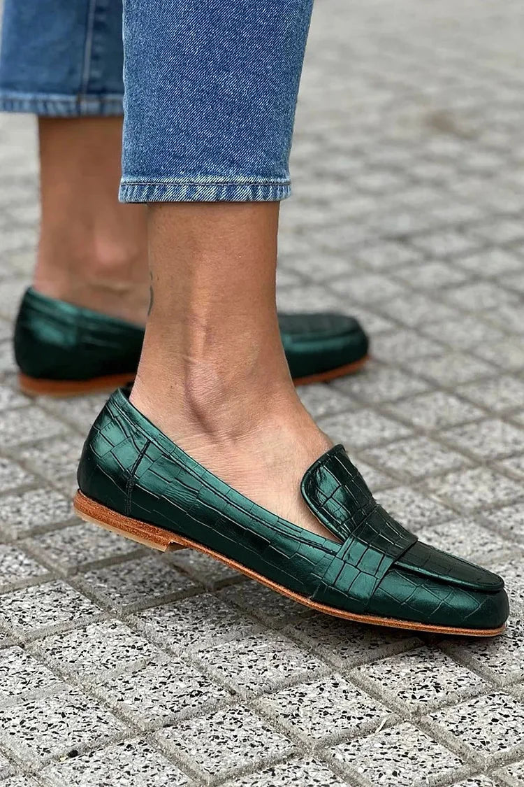 Crocodile Effect Moccasins