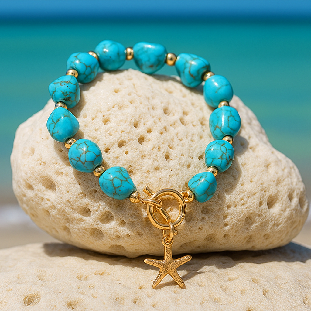 Wade | Bracelet en bleu océan
