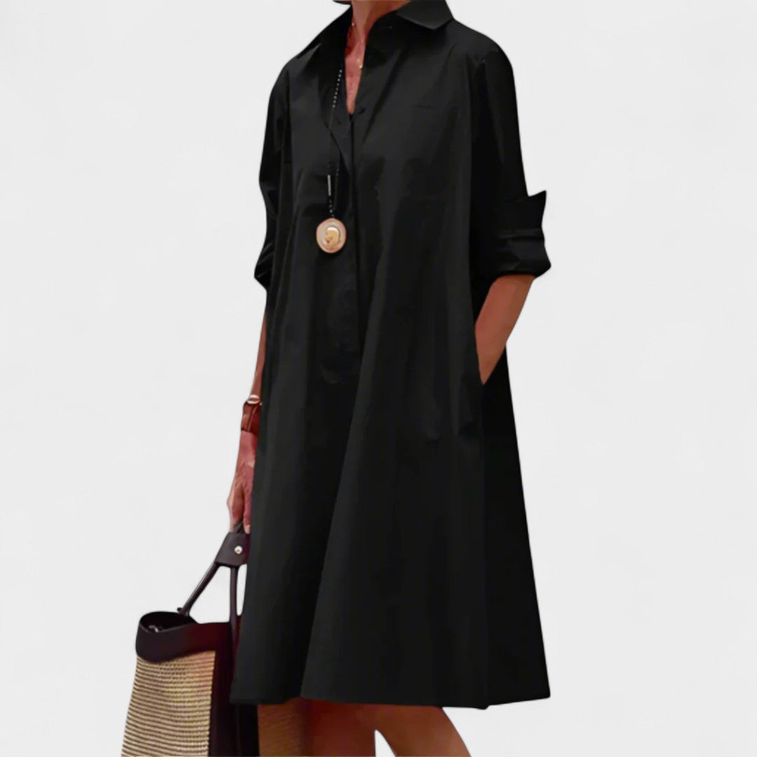 Relaxed Shirt Dress