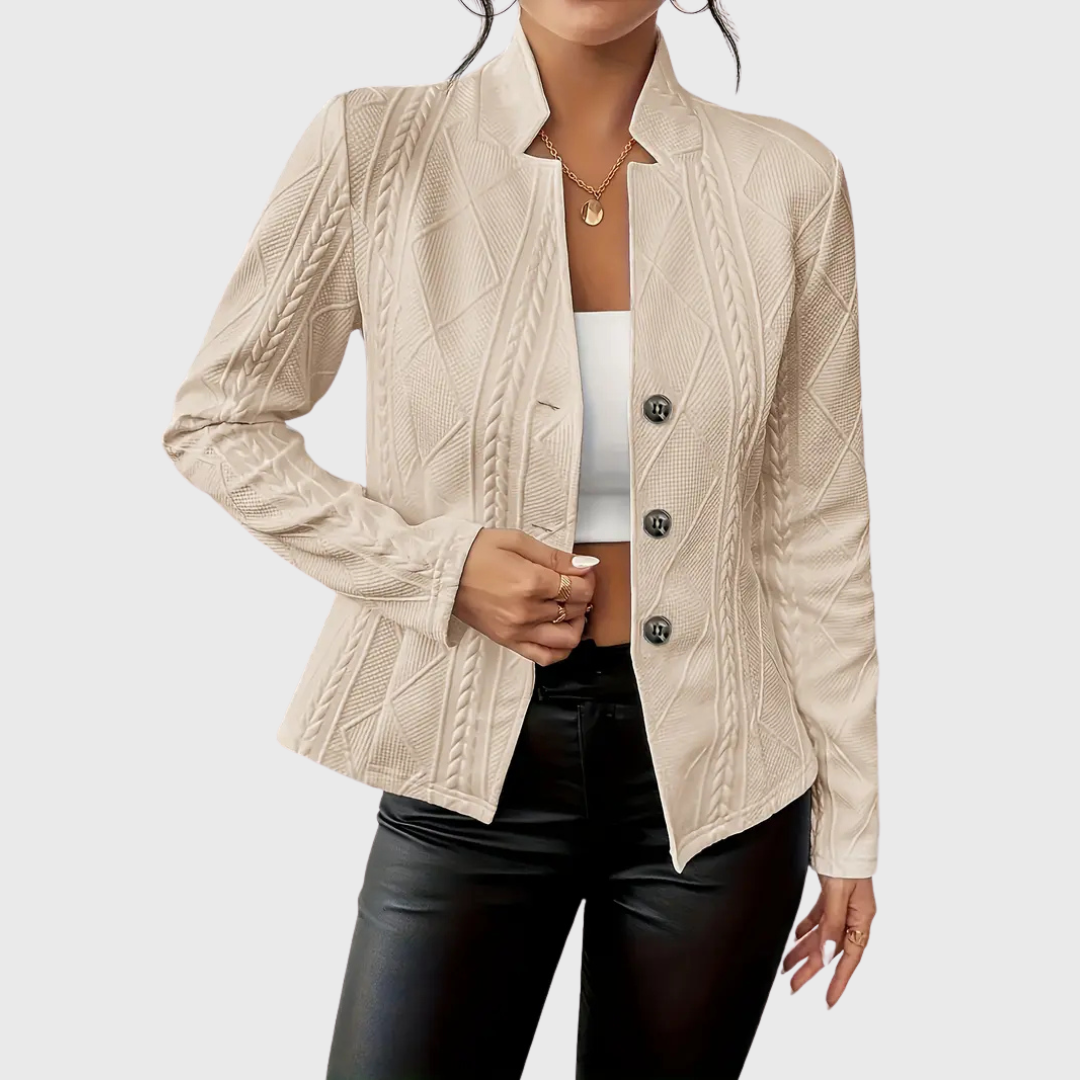 CASSY | Veste Avec Détails Élégants
