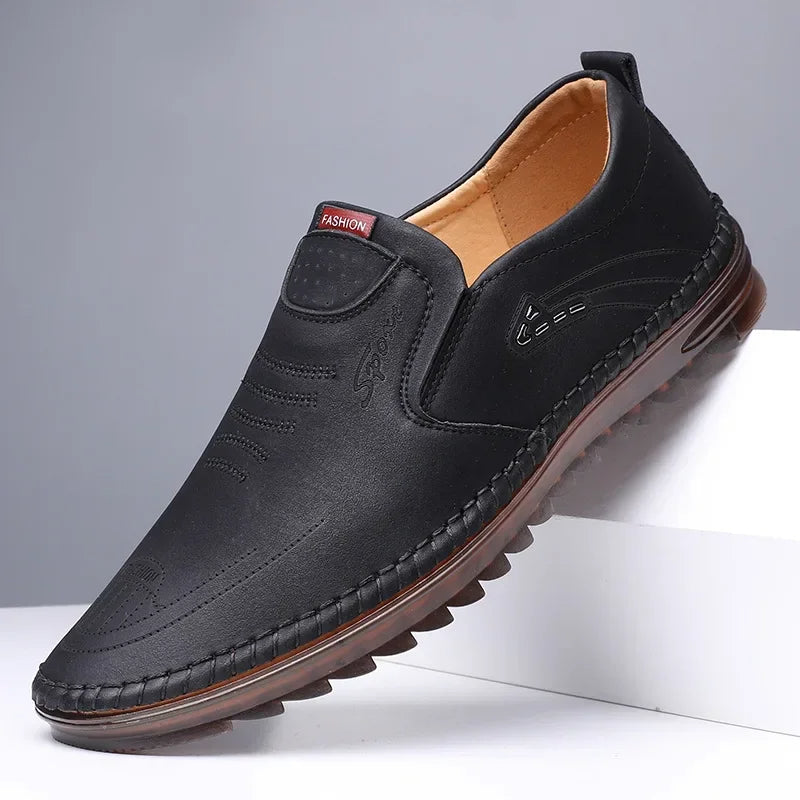 Mocassins en Cuir Stylés Solaro pour Hommes