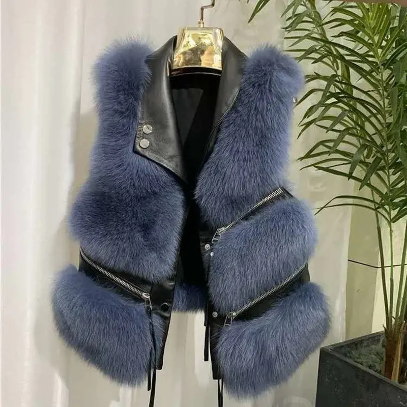 Gilet en Fourrure Fluffy