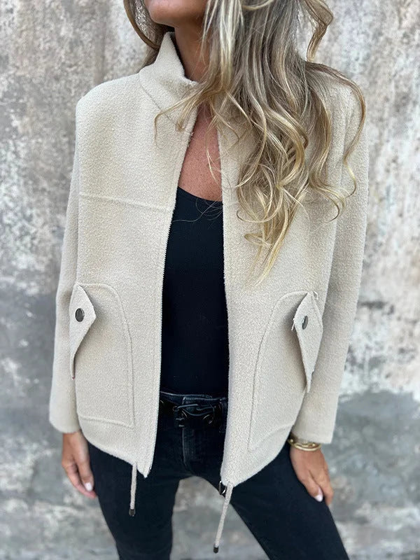 LALA | Veste élégante avec col montant et poches
