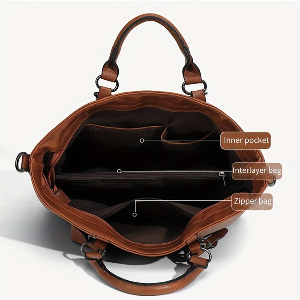 L'Élégance Classique de Charlotte | Sac Cabas Vintage