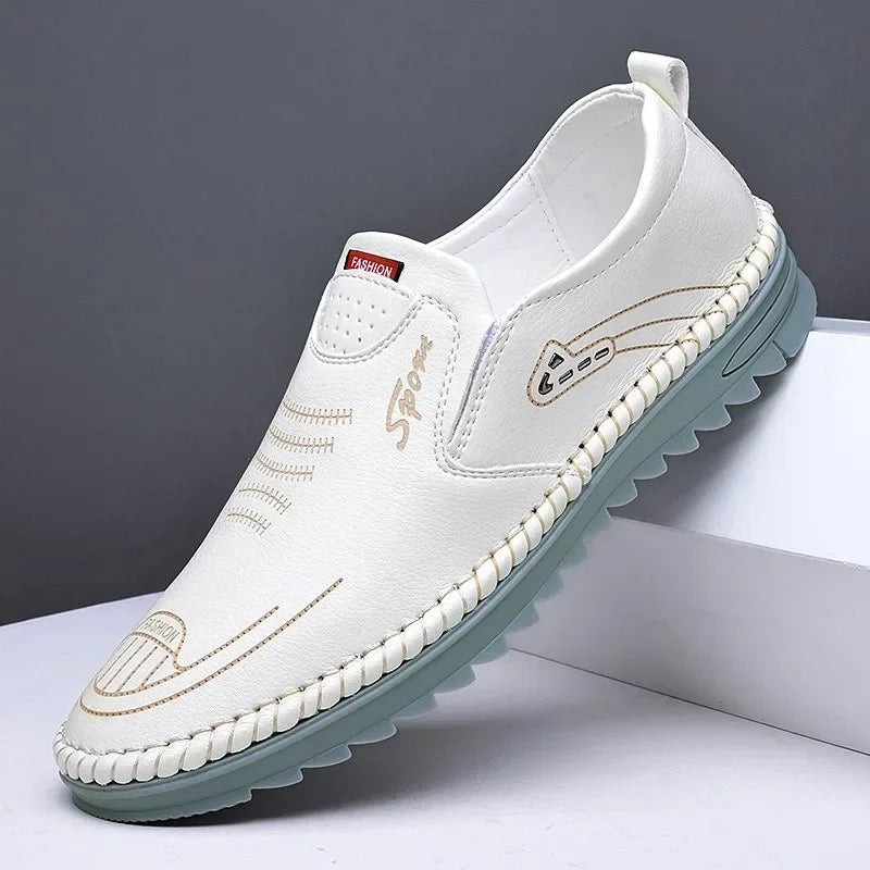 Mocassins en Cuir Stylés Solaro pour Hommes