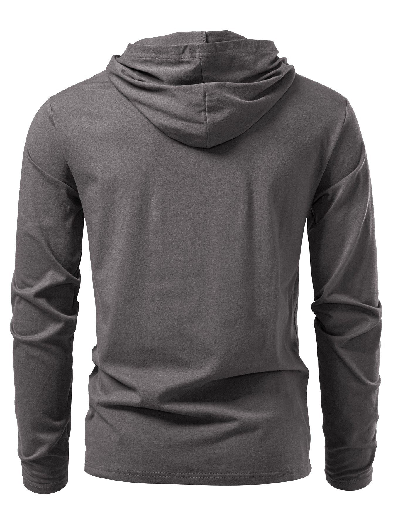 T-shirt à capuche en coton à manches longues
