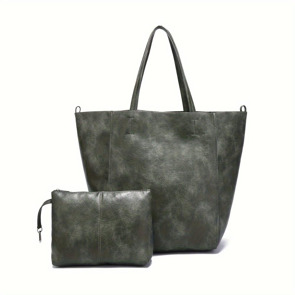 Douceur Rétro de Renee | Sac Tote Grande Capacité