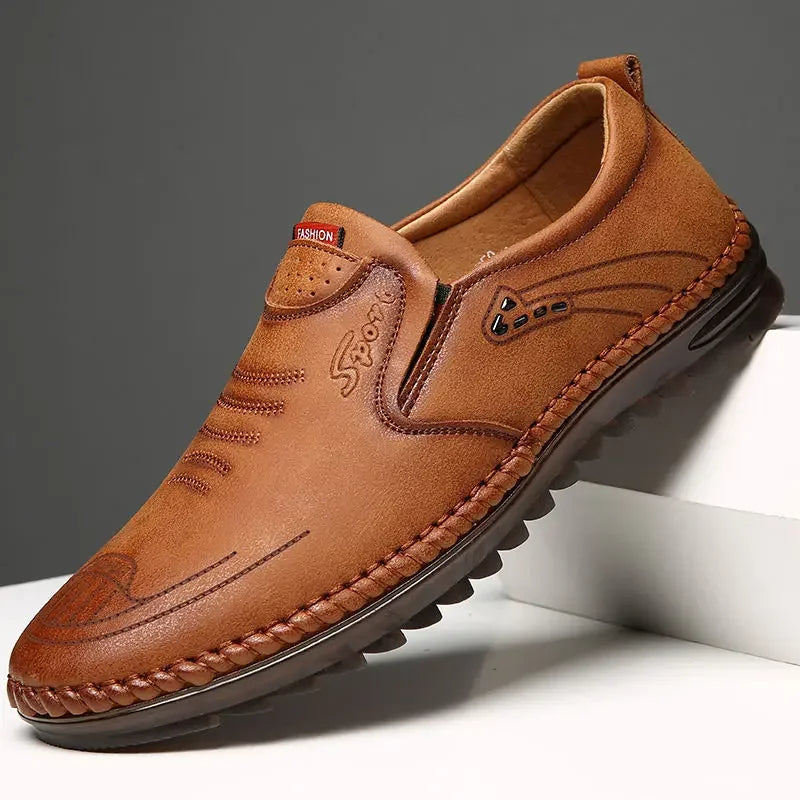 Mocassins en Cuir Stylés Solaro pour Hommes