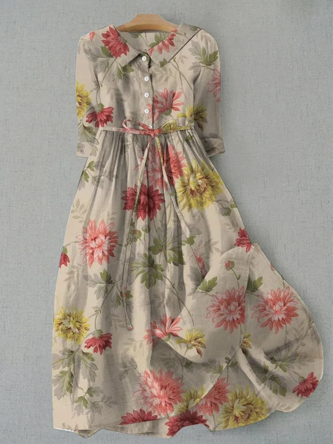 SINAH | Robe Chemise avec Cordon pour Femmes