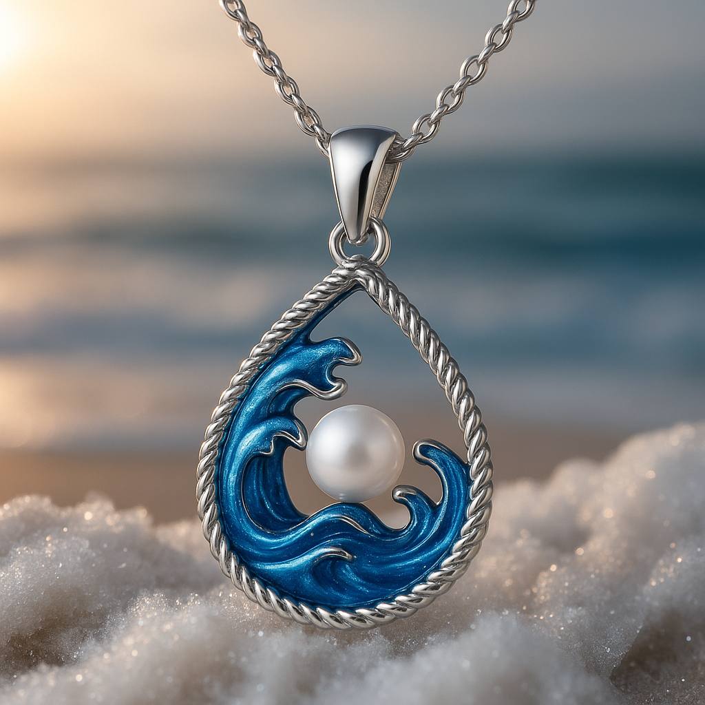 Adara | Collier Perle & Vague