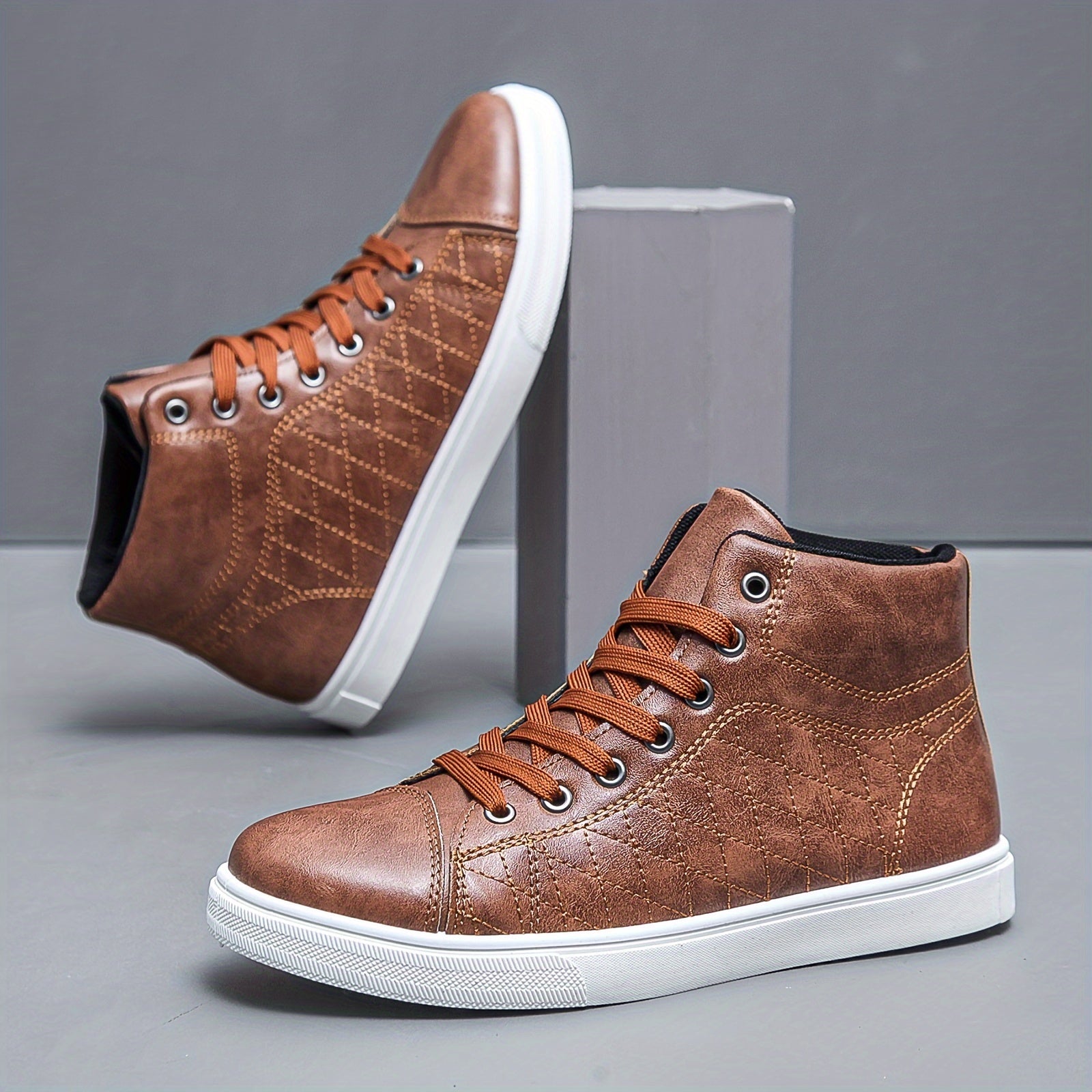 Heren Hautes chaussures - Baskets Antidérapantes Confortables pour l'Extérieur