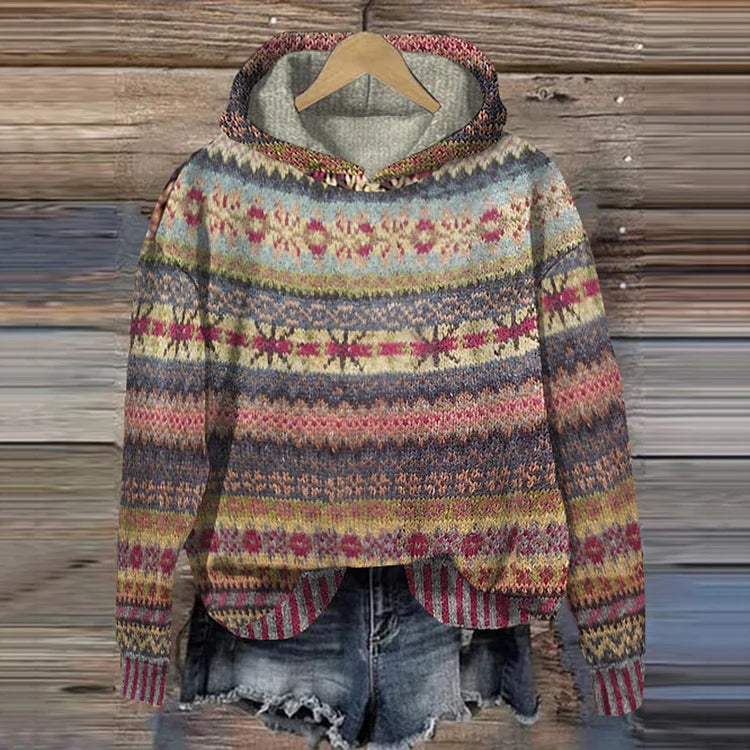 Anja | Pull à Motif Ethnique