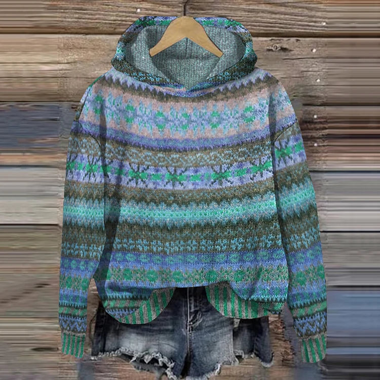 Lina | Pull en Maille Ethnique
