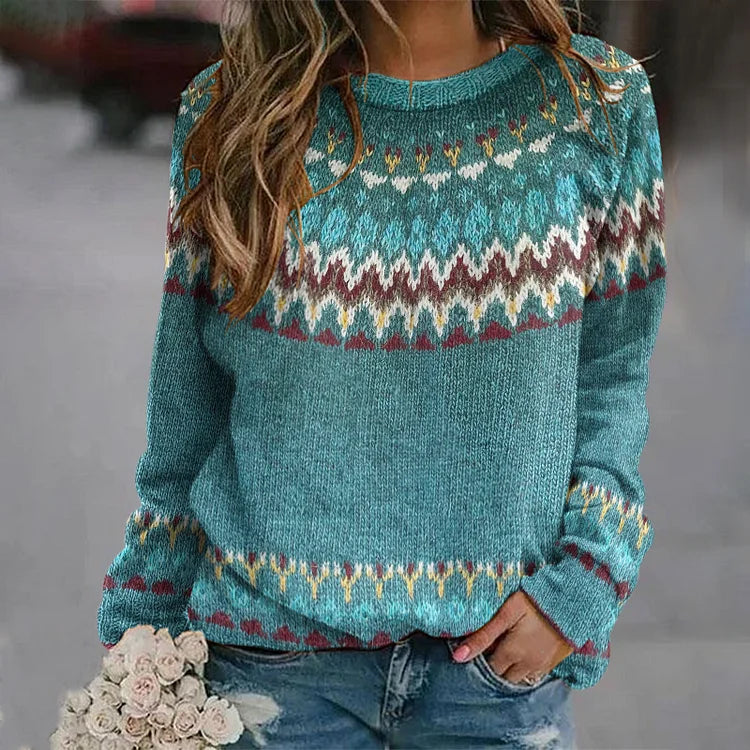 Peyton | Sweatshirt Vague Rétro