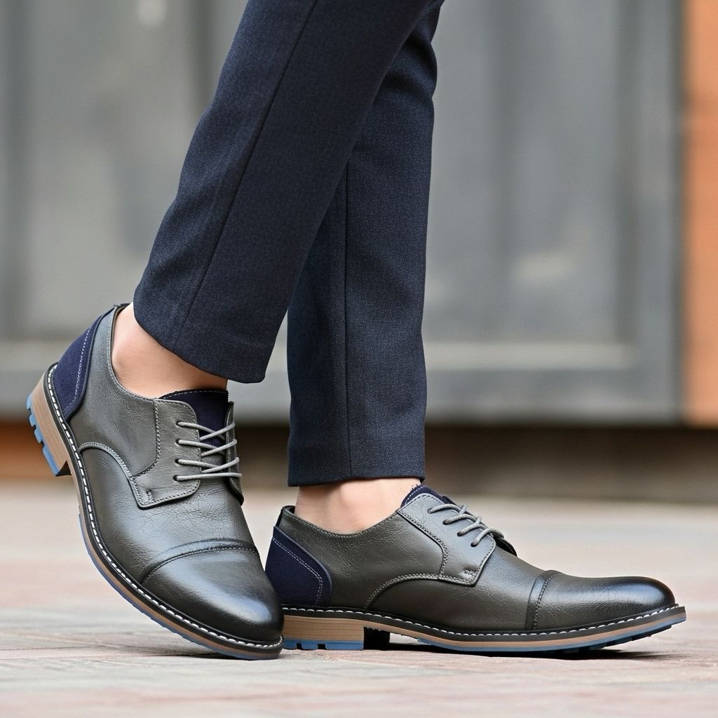 Nicholas | Chaussures Derby à Lacets Rétro Britanniques