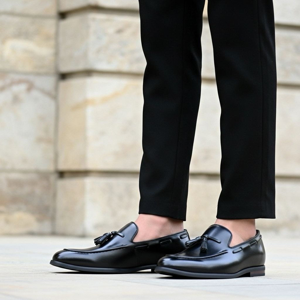 Benjamin | Mocassins Formels de Style Britannique avec Franges