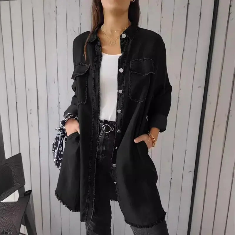 MARIE | Veste en Jean Décontractée