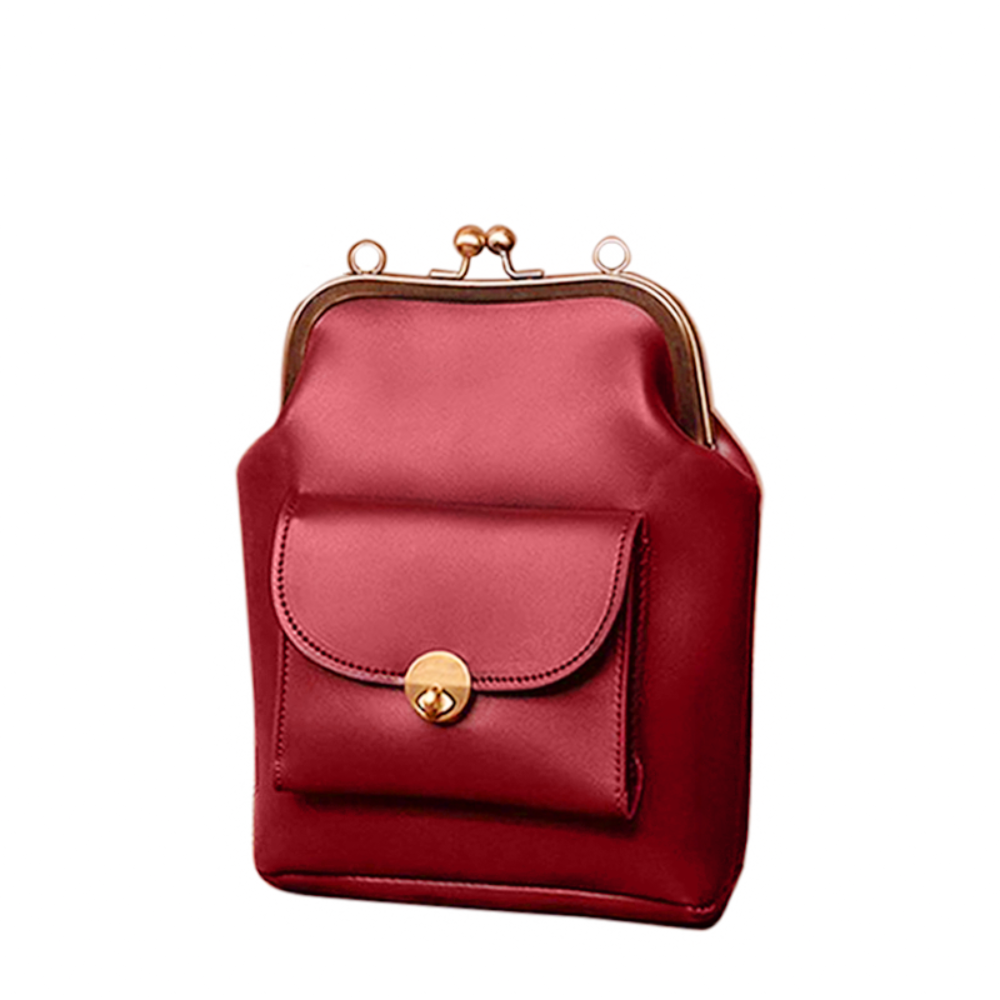 Sac Vintage à Fermeture à Clip - Essentiel Rétro Chic