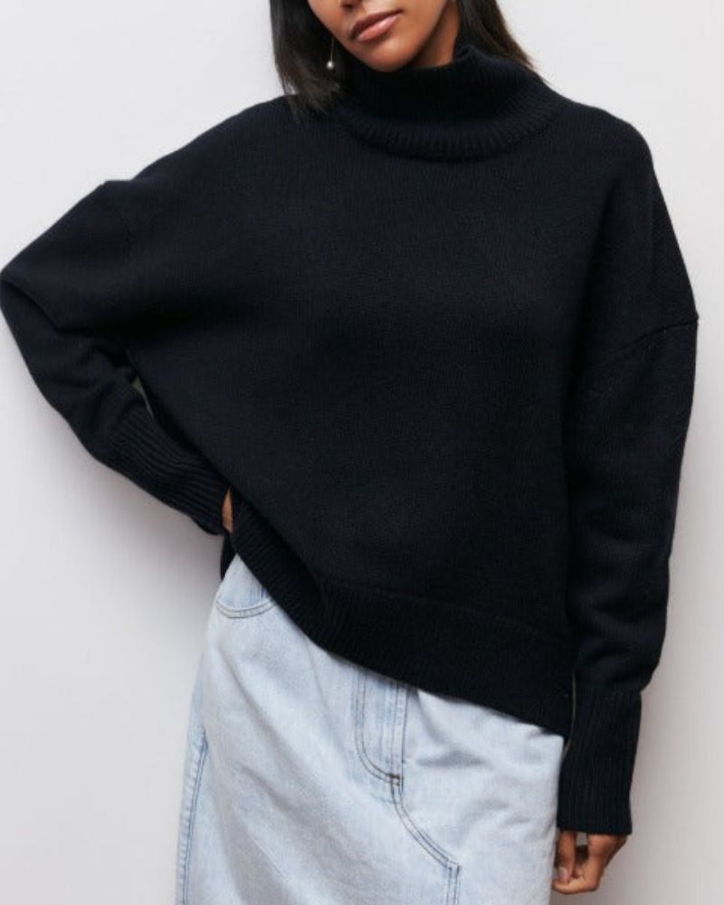 EVY | Pull à Col Roulé Lâche